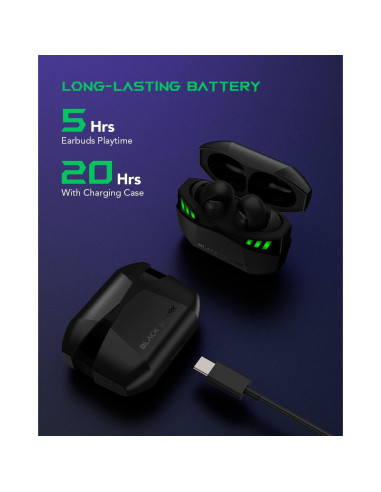 Auriculares Inalámbricos Black Shark Lucifer T2 Bluetooth 5.2
