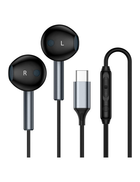 Auriculares USB C Samsung M60 con micrófono 4 pies Negro