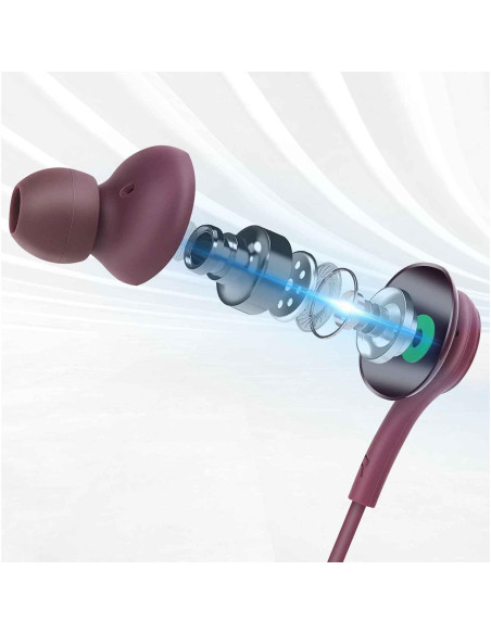 Auriculares UrbanX M20 con micrófono y control de volumen