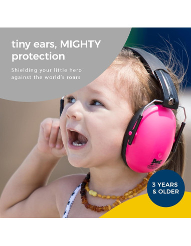Auriculares para Niños Baby Banz EM006 Rosa - Protección Auditiva