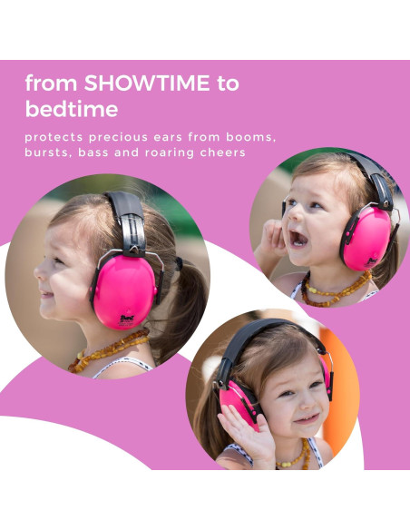 Auriculares para Niños Baby Banz EM006 Rosa - Protección Auditiva