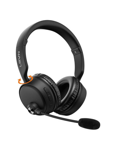 Auriculares Bluetooth LEVN LE-CT003 con micrófono, 60h de batería