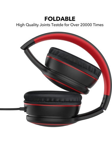 Auriculares RORSOU R10 para Niños con Micrófono y Cable 1.5m