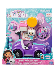 Coche de Carlita Gabby's Dollhouse con Pandi Panda y accesorios 2