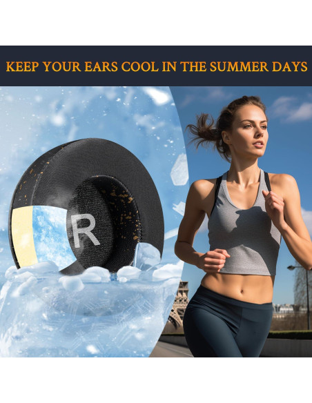 Almohadillas de Gel Refrigerante SOULWIT para Auriculares AKG