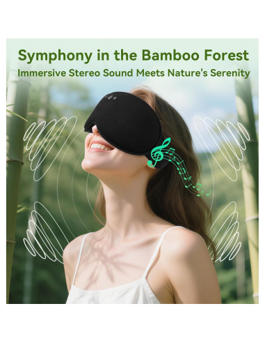 Auriculares Bluetooth para dormir LC-dolida con máscara 3D