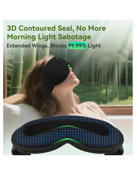 Auriculares Bluetooth para dormir LC-dolida con máscara 3D