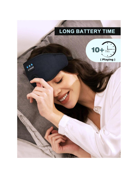 Auriculares Bluetooth para dormir LC-dolida con máscara 3D