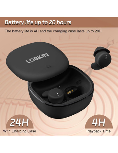 Auriculares Inalámbricos LOBKIN S8+ para Dormir, Bluetooth 5.4