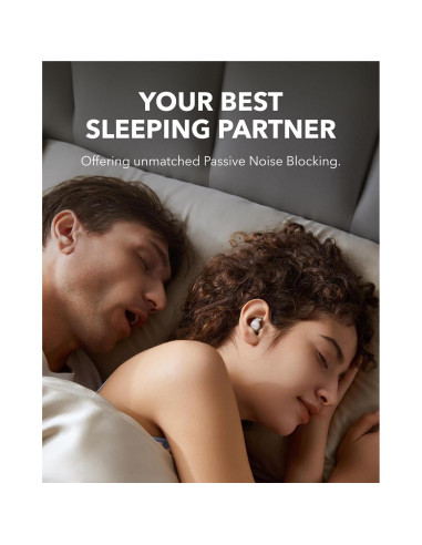 Auriculares Bluetooth Soundcore Sleep A20 Anker 80H Batería