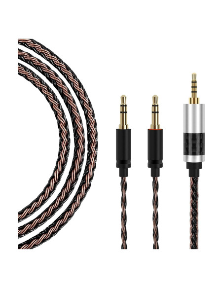 Cable balanceado 2.5mm ANLINKSHINE para Hifiman y Denon - 1.22m