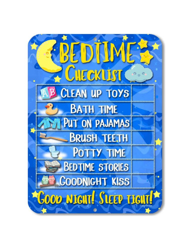 Gráfico de Recompensas Rutina Nocturna Honey Dew 30x22 cm