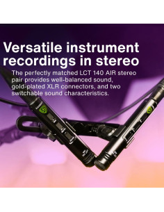 Micrófono Estéreo Lewitt LCT-140 AIRE XLR - 0.58 kg 2