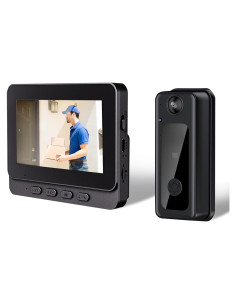 Timbre de Video Inalámbrico Yunir 8MP 1080P con Micrófono