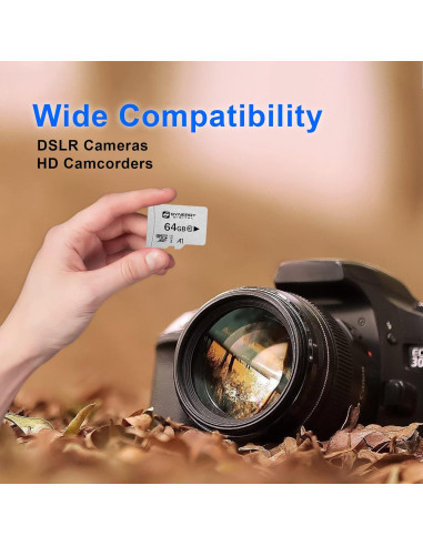 Tarjeta Micro SDXC 64GB Synergy Digital UHS-I Clase 10 - Paquete de 2