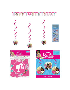 Suministros Fiesta Cumpleaños Barbie - Banner 1.83m, Decoraciones
