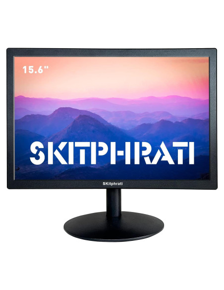 Monitor LED 15.6" FHD VA 1080P SKitphrati con HDMI y VGA