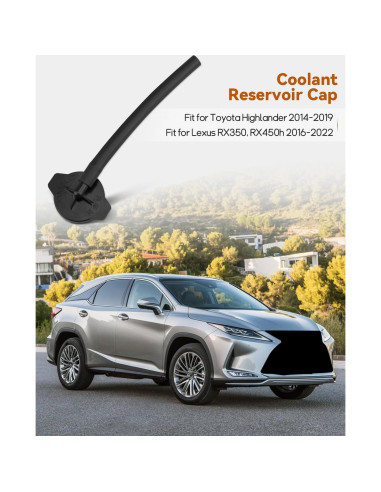 Tapa del Reservorio de Refrigerante Wujexuhe para Toyota y Lexus