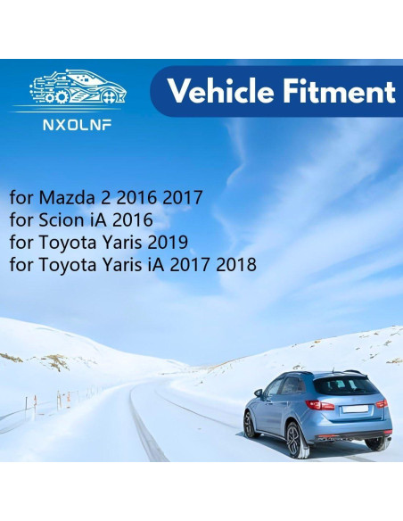 Juego de Pastillas de Freno Cerámicas Nxolnf para Toyota Yaris y Mazda 2