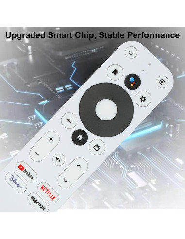 Control Remoto de Voz MEIWELL para ONN Android FHD 4K UHD