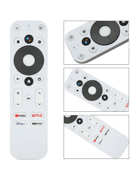 Control Remoto de Voz MEIWELL para ONN Android FHD 4K UHD