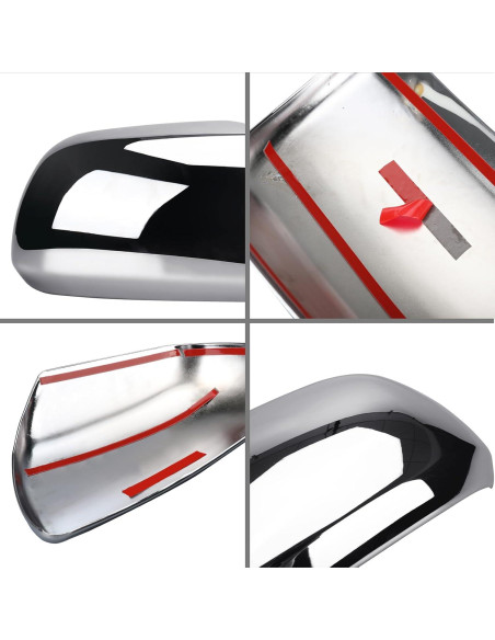Cubiertas de Espejo Lateral Cromo Sportuli para Toyota Sienna 2011-2019