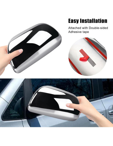 Cubiertas de Espejo Lateral Cromo Sportuli para Toyota Sienna 2011-2019