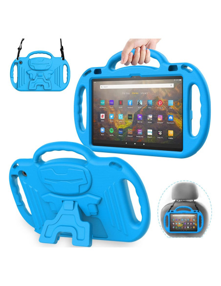 Funda AVAWO para Niños Fire HD 10/10 Plus 2023/2021 Azul