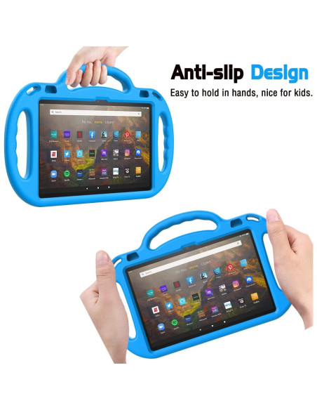 Funda AVAWO para Niños Fire HD 10/10 Plus 2023/2021 Azul