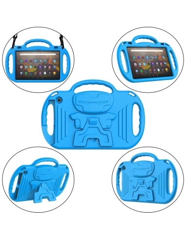 Funda AVAWO para Niños Fire HD 10/10 Plus 2023/2021 Azul