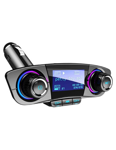 Transmisor FM Bluetooth JINSERTA E3181FM con Carga USB y Manos Libres
