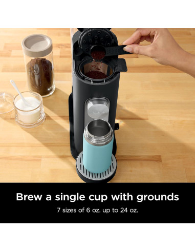 Cafetera Ninja PB040C de Un Solo Servidor 62oz, Negro
