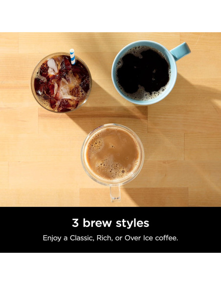 Cafetera Ninja PB040C de Un Solo Servidor 62oz, Negro