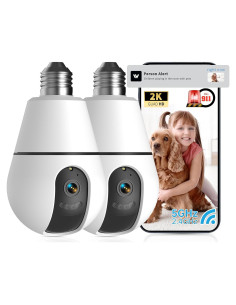 Cámara de Seguridad Inalámbrica Suloron S90 2K 2Pack WiFi