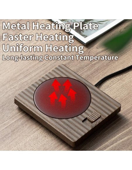 Calentador de Tazas Suntchen Ewarmer Rosa con 2 Temperaturas