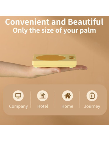 Calentador de Tazas Suntchen Ewarmer Rosa con 2 Temperaturas