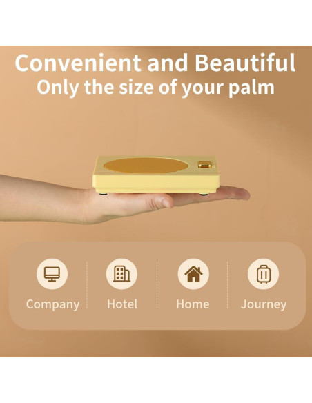 Calentador de Tazas Suntchen Ewarmer Rosa con 2 Temperaturas