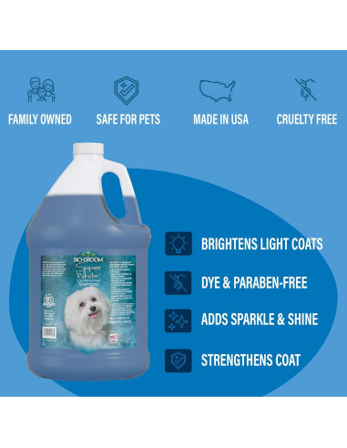 Champú Blanqueador para Perros Bio-Groom Super White 400g