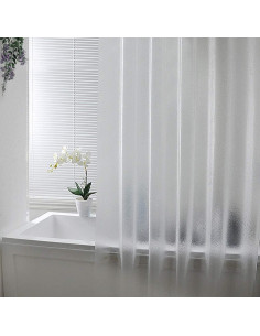 Forro de Cortina de Ducha AooHome EVA 182.88x190.5 cm Impermeable 2