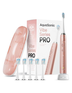 Cepillo de Dientes Eléctrico Aquasonic Vibe PRO - Oro Rosa