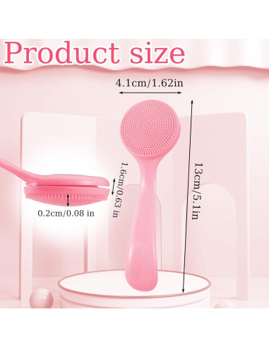 2 Cepillos Limpiadores de Poros Oruola de Silicona para Cara