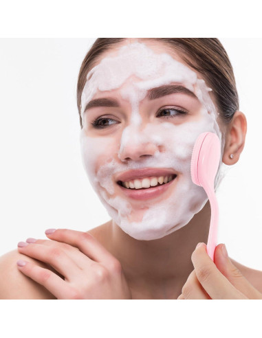 2 Cepillos Limpiadores de Poros Oruola de Silicona para Cara