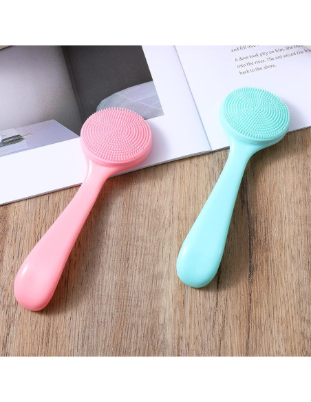 2 Cepillos Limpiadores de Poros Oruola de Silicona para Cara