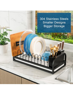 Escurridor de Platos Pequeño YEYPOP de Acero Inoxidable 304 2