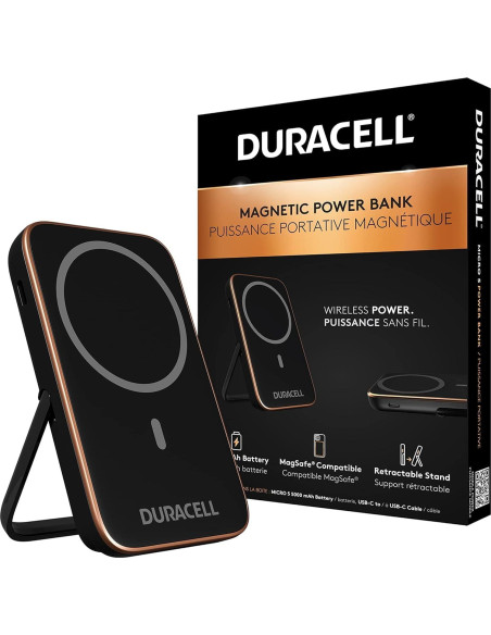 Batería Portátil Duracell Micro 5 | 5000mAh | Carga Rápida