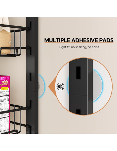 Organizador de despensa MIAOLI 10 niveles ajustable negro