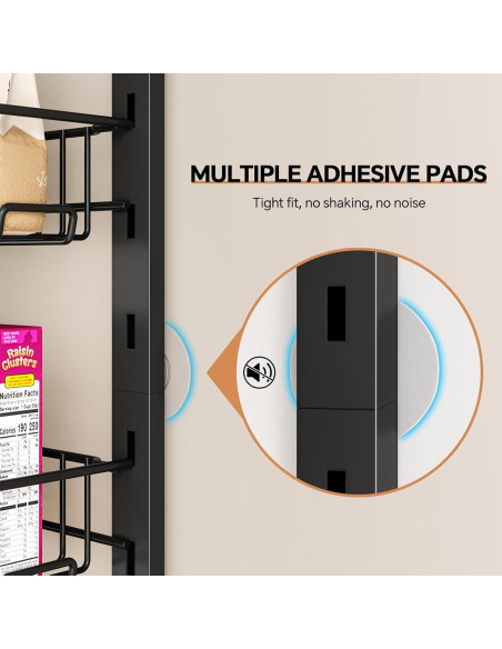 Organizador de despensa MIAOLI 10 niveles ajustable negro