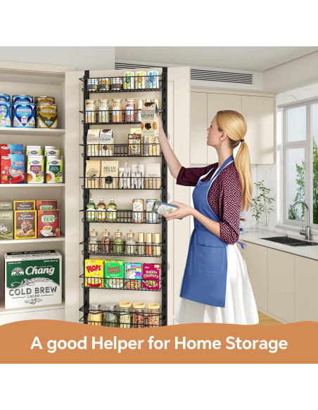 Organizador de despensa MIAOLI 10 niveles ajustable negro