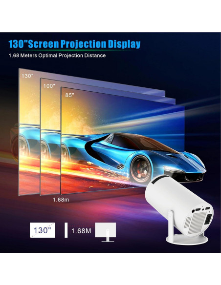 Mini Proyector ENUOSUMA 1080P WiFi 6 Bluetooth 150 ANSI