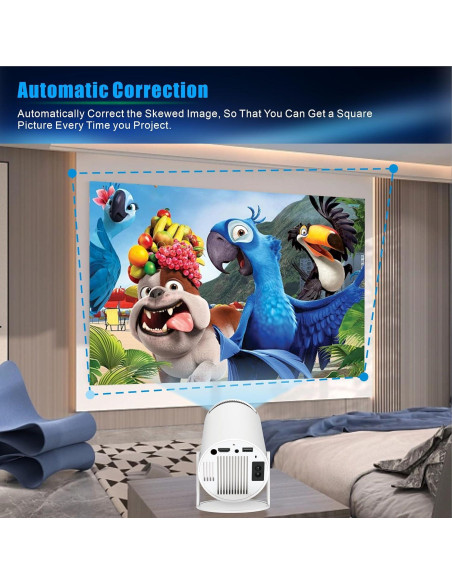 Mini Proyector ENUOSUMA 1080P WiFi 6 Bluetooth 150 ANSI